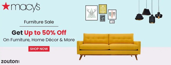 Macy coupon furniture