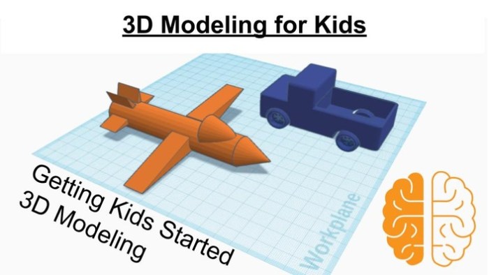 3d modeling for kids